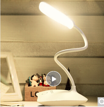YOABO LED护眼小台灯卧室床头灯大学生学习宿舍阅读书桌USB充电插电两用